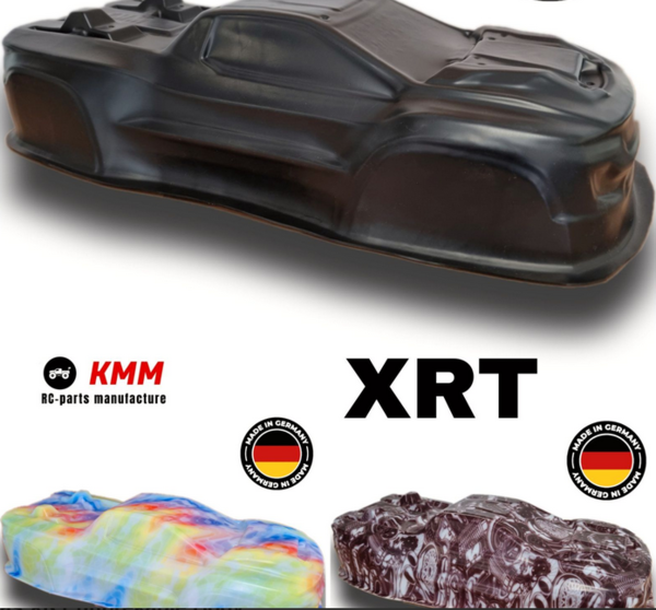 KMM Unbreakable Bodys SPARSET mit Decals für Traxxas XRT